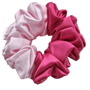 Premium Satin Two Color Tone Scrunchie1